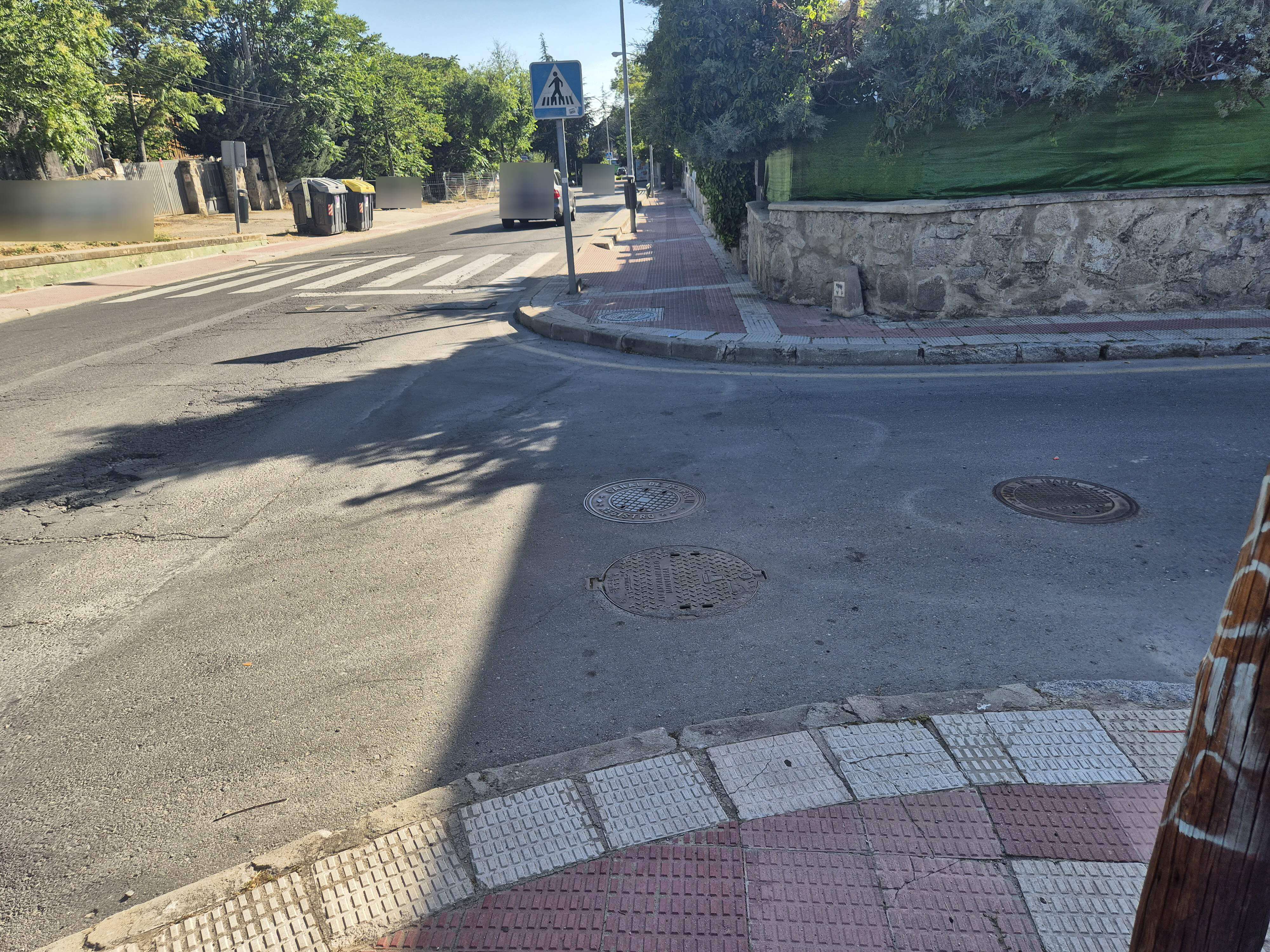 Calle libertad, sin forma accesible de continuar